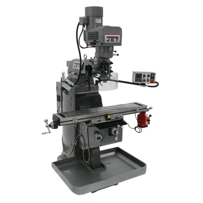 JET JTM-1050EVS2/230 Mill With Acu-Rite 203 DRO With X-Axis Powerfeed-690619 - AlpineTech Company