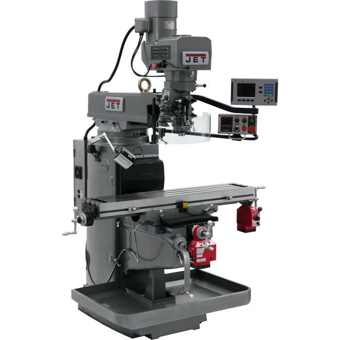 JET JTM-1050EVS2/230 Mill With Acu-Rite 203 DRO With X and Y-Axis Powerfeeds-690621 - AlpineTech Company