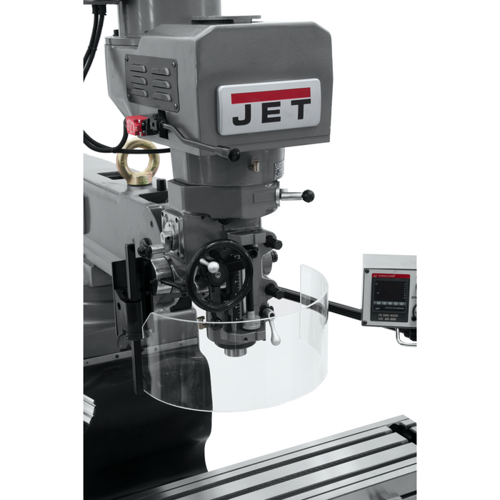 JET JTM-1050EVS2/230 Mill With 3-Axis Acu-Rite 203 DRO (Knee) With X-Axis Powerfeed and Air Powered Draw Bar-690625 - AlpineTech Company