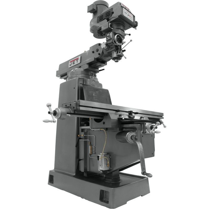 JET JTM-1050EVS2/230 Mill With 3-Axis Acu-Rite 203 DRO (Quill) With X-Axis Powerfeed-690629 - AlpineTech Company