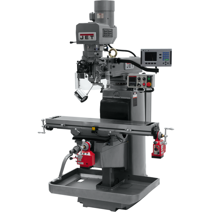 JET JTM-1050EVS2/230 Mill With 3-Axis Acu-Rite 203 DRO (Quill) With X and Y-Axis Powerfeeds-690631 - AlpineTech Company