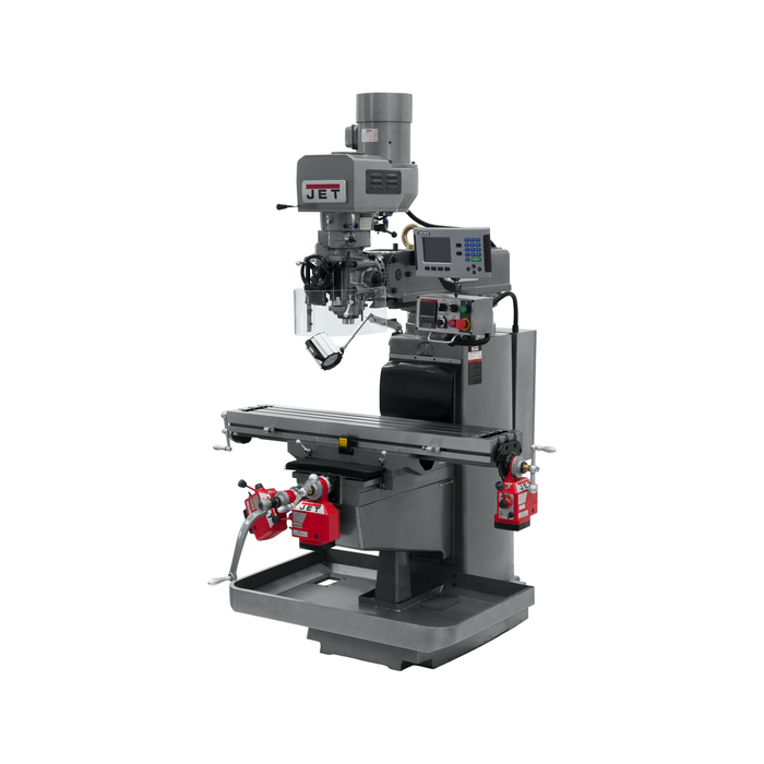 JET JTM-1050EVS2/230 Mill With 3-Axis Acu-Rite 203 DRO (Quill) With X, Y and Z-Axis Powerfeeds-690633 - AlpineTech Company