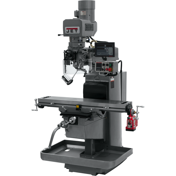 JET JTM-1050EVS2/230 Mill With Newall DP700 DRO With X-Axis Powerfeed-690634 - AlpineTech Company