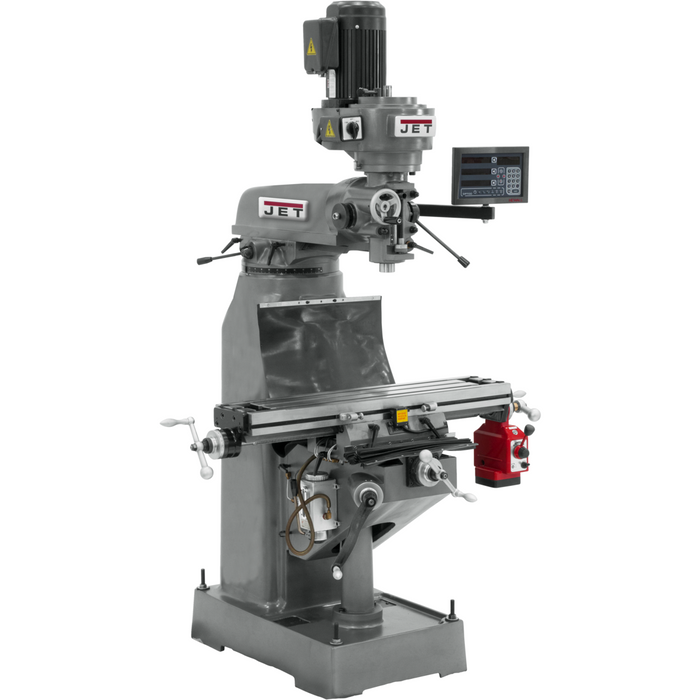 JET JVM-836-1 Mill With Newall DP700 DRO With X-Axis Powerfeed-691174 - AlpineTech Company