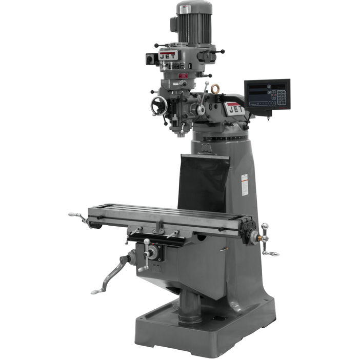 JET JTM-1 Mill With 3-Axis Newall DP700 DRO (Quill)-691190 - AlpineTech Company