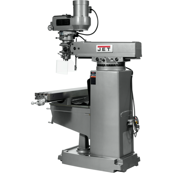 JET JTM-1050VS2 Mill With 3-Axis Newall DP700 DRO (Quill) With X-Axis Powerfeed-691208 - AlpineTech Company