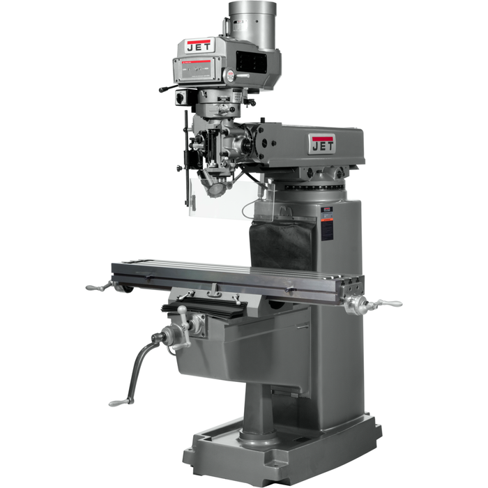 JET JTM-1050VS2 Mill With 3-Axis Newall DP700 DRO (Quill) With X and Y-Axis Powerfeeds-691209 - AlpineTech Company