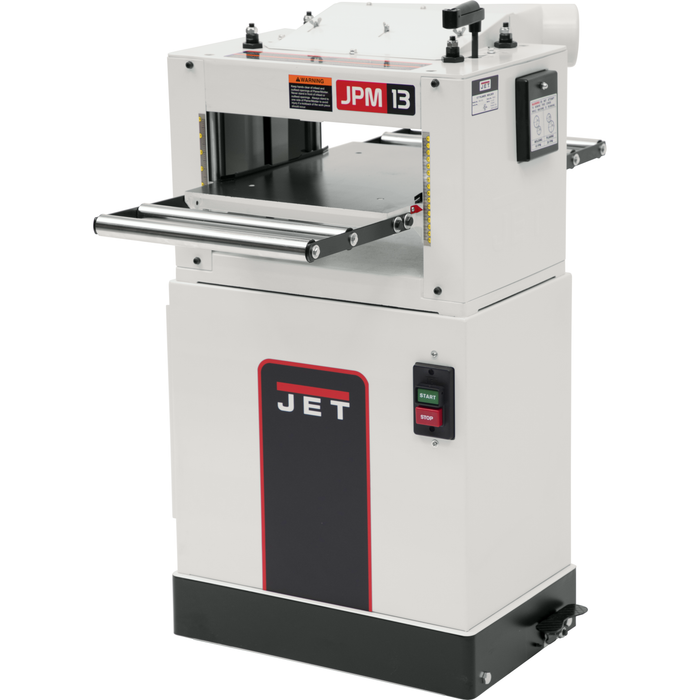 JET JPM-13CS, 13-Inch Planer/Molder, HSS Knife Cutterhead, 1-1/2 HP, 1Ph 115/230V-708524 - AlpineTech Company