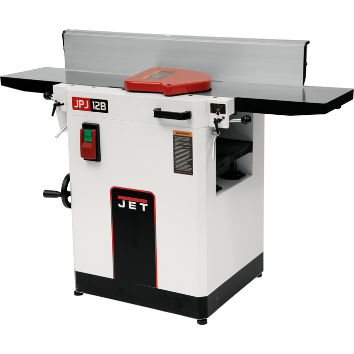 JET JPJ-12B, 12-Inch Planer/Jointer, HSS Knife Cutterhead, 3 HP, 1Ph 230V-JT9-715100