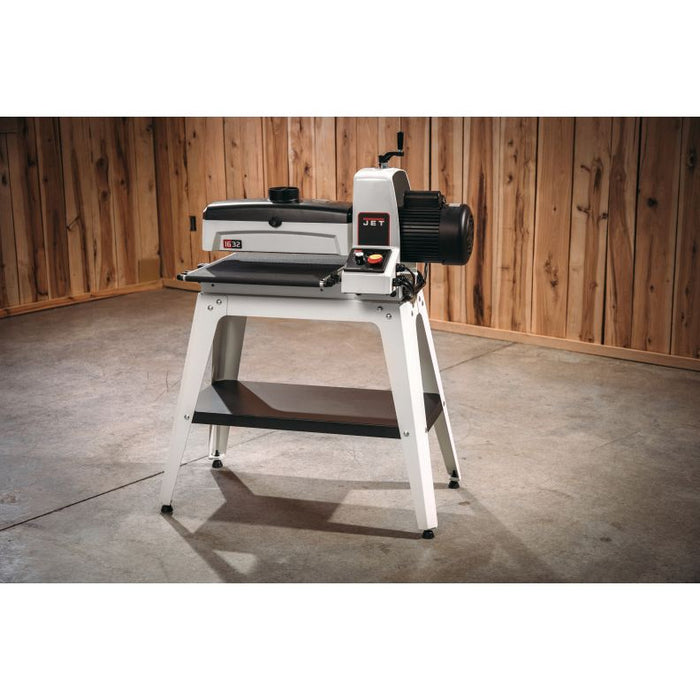 JET JWDS-1632, 16-Inch Drum Sander with Stand, 1-1/2 HP, 1Ph 115V-JT9-723520K