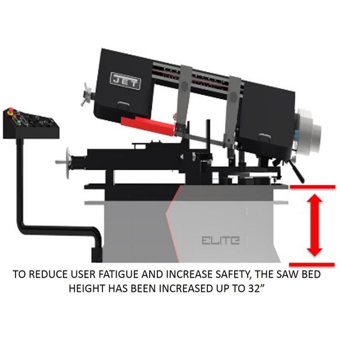 JET 8 x 13 Variable Speed Bandsaw | EHB-8VS-891015 - AlpineTech Company