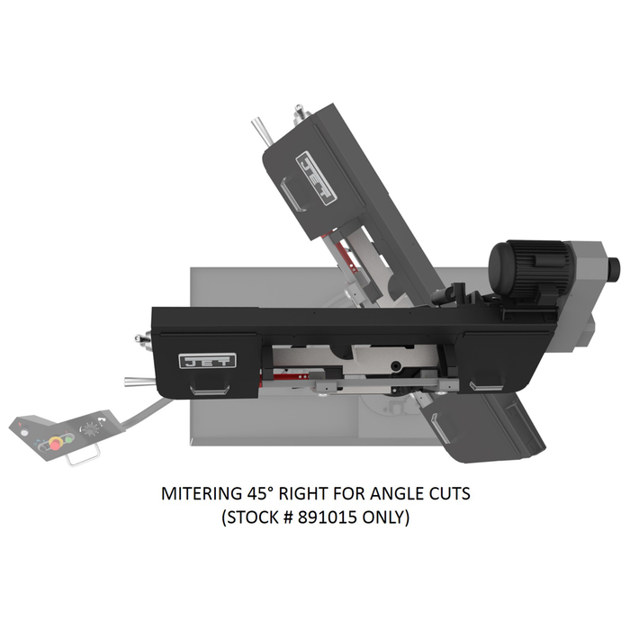 JET 8 x 13 Variable Speed Bandsaw | EHB-8VS-891015 - AlpineTech Company