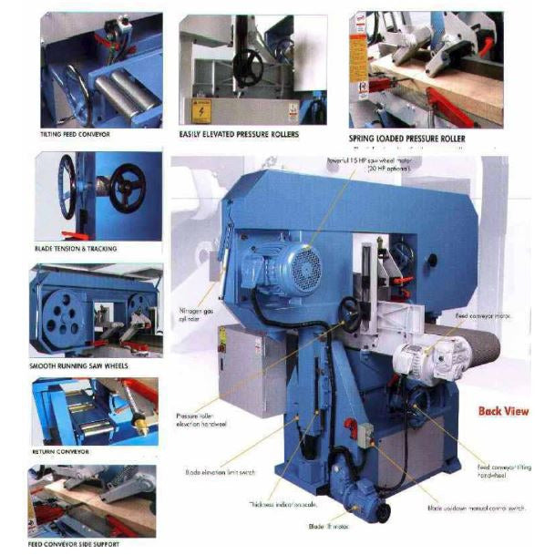 Castaly Twin Heads Hor. Band Resaw - AlpineTech Company