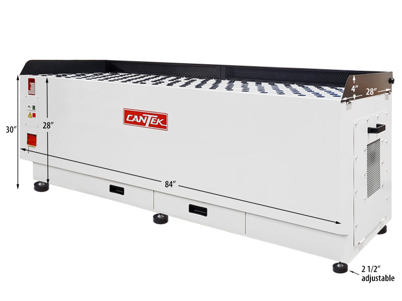 CANTEK 1HP DOWNDRAFT TABLE - FT2200