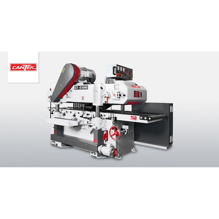 CANTEK |24” Cardan Shaft Drive Double Surface Planer GT610HI