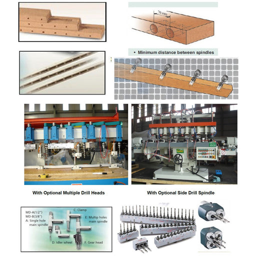 Castaly 94" Vertical Single Line Multiple Boring M/C - DR-08L - AlpineTech Company