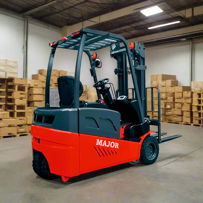 Majorlift 3 Wheel 3500 lbs Capacity Electric Lithium Forklift, Lift 189″ - MD16Li