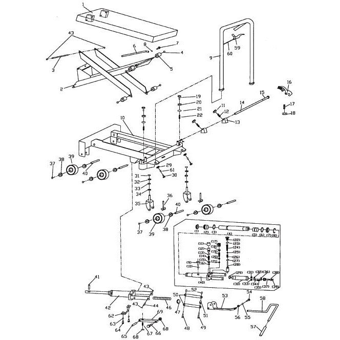 Jet SLT-1650, Scissor Lift Table- JT9-140779 - AlpineTech Company