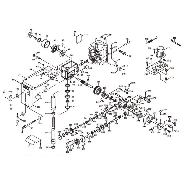 Jet GHD-20PFT, 20" Gear Head Tapping Drill Press With Power Down feed 230V, 3Ph-354026 - AlpineTech Company