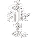 Jet GHD-20PFT, 20" Gear Head Tapping Drill Press With Power Down feed 230V, 3Ph-354026 - AlpineTech Company