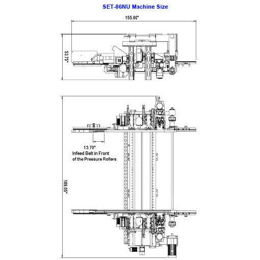 Castaly  8 FT 6 Head Double End Tenoner - SET-86DET