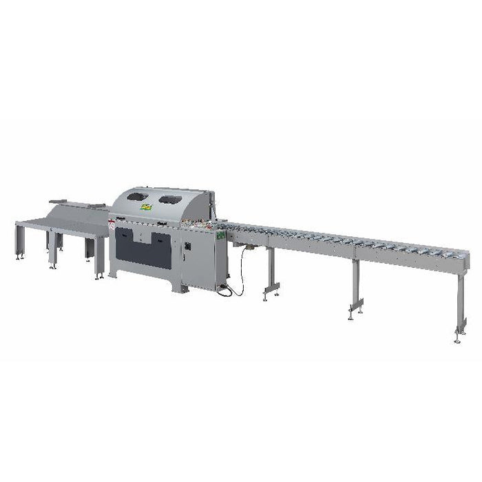 Castaly  Feed Through /Auto End Matcher / Tenonor / Finger Jointer (include 12 ft Power Rollers Infeed Conveyor & 7 ft Outfeed Table)- SFJ-300A