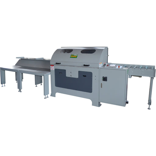 Castaly Feed Through Auto End Matcher / Tenonor / Finger Jointer (include 12 ft Power Rollers Infeed Conveyor & 7 ft Outfeed Table) - SFJ-300A - AlpineTech Company