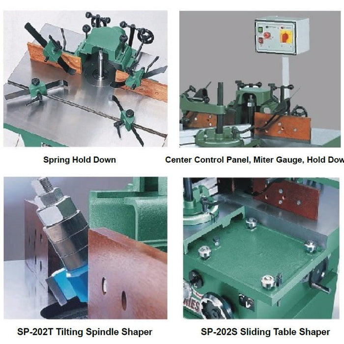 Castaly 1" Sliding Table Shaper - SP-202S