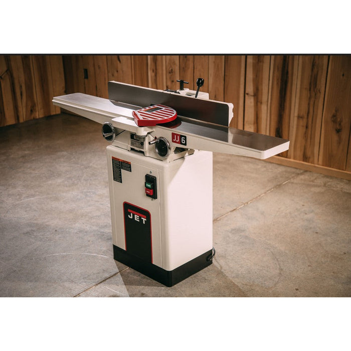 JET JJ-6CSDX, 6-Inch Jointer, HSS Knife Cutterhead, 1 HP, 1Ph 115/230V-JT9-708457DXK