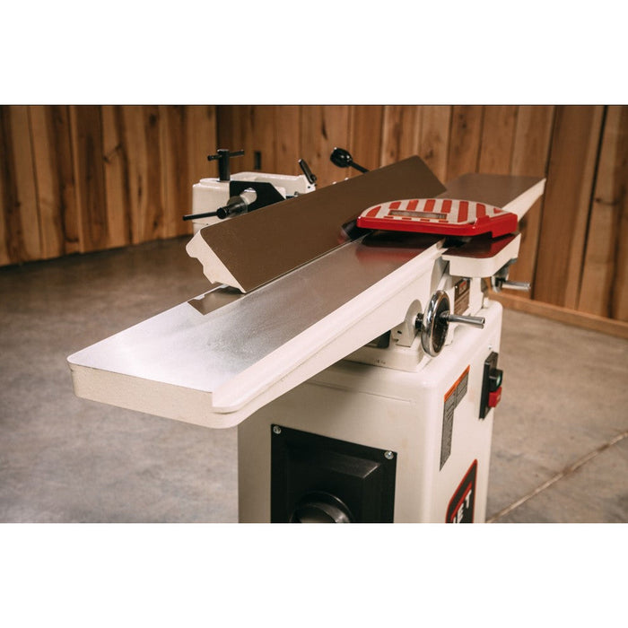 JET JJ-6CSDX, 6-Inch Jointer, HSS Knife Cutterhead, 1 HP, 1Ph 115/230V-JT9-708457DXK