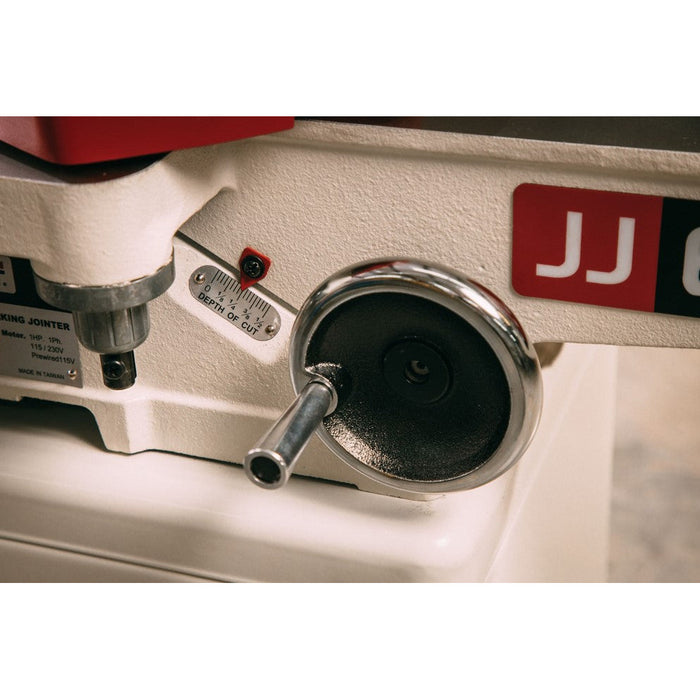 JET JJ-6CSDX, 6-Inch Jointer, HSS Knife Cutterhead, 1 HP, 1Ph 115/230V-JT9-708457DXK