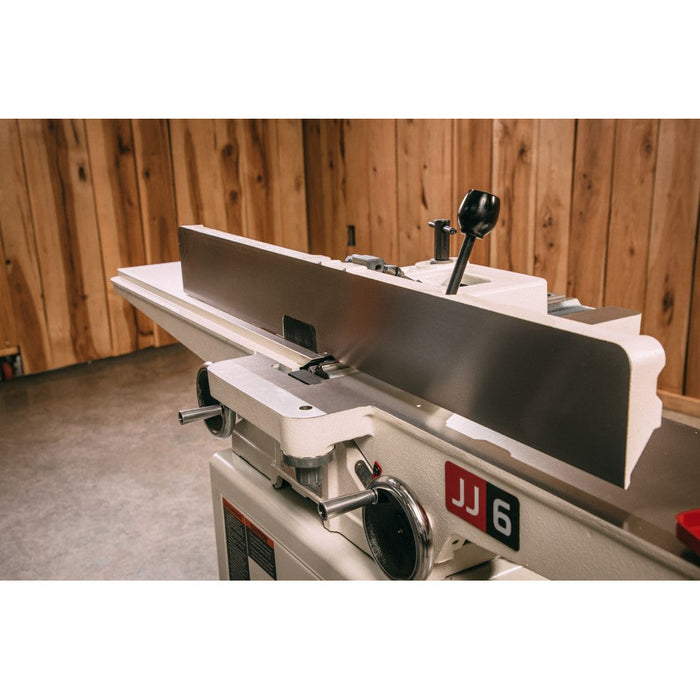 JET JJ-6HHDX, 6-Inch Jointer, Helical Cutterhead, 1 HP, 1Ph 115/230V-JT9-708466DXK