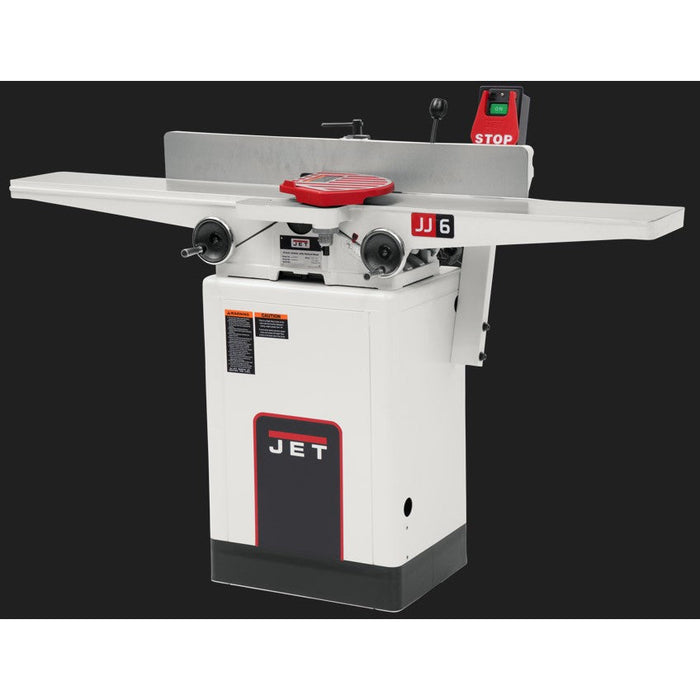 JET JJ-6HHDX, 6-Inch Jointer, Helical Cutterhead, 1 HP, 1Ph 115/230V-JT9-708466DXK