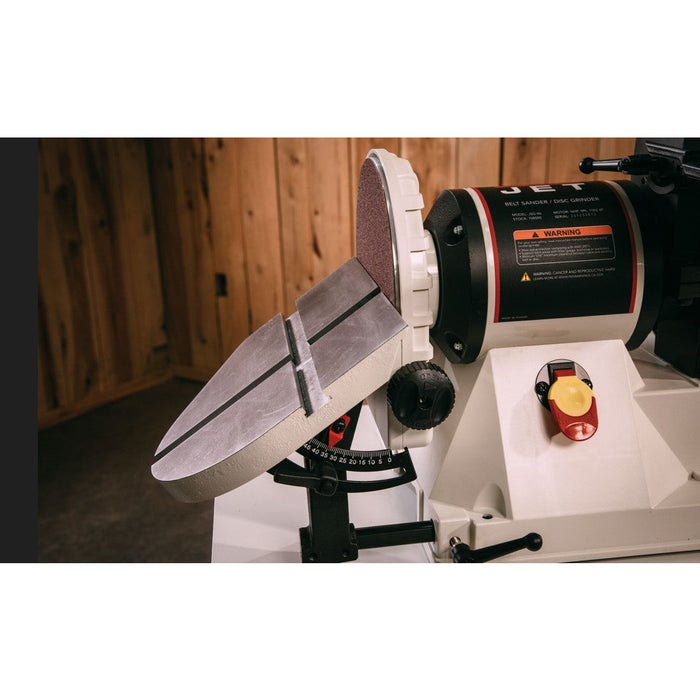 JET JSG-96OS, 6" x 48" Belt / 9" Disc Sander with Open Stand, 3/4HP 1Ph, 115V-JT9-708596K