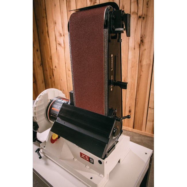 JET JSG-96OS, 6" x 48" Belt / 9" Disc Sander with Open Stand, 3/4HP 1Ph, 115V-JT9-708596K