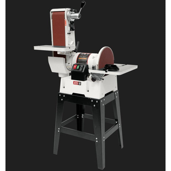 JET JSG-6DCK, 6" x 48" Belt / 12" Disc Sander with Open Stand-JT9-708599K