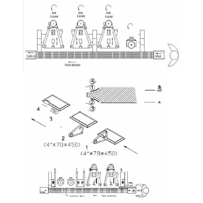 Castaly 1 Cutter. 1 Sand Belt. Shape & Sand - CS-1C1B