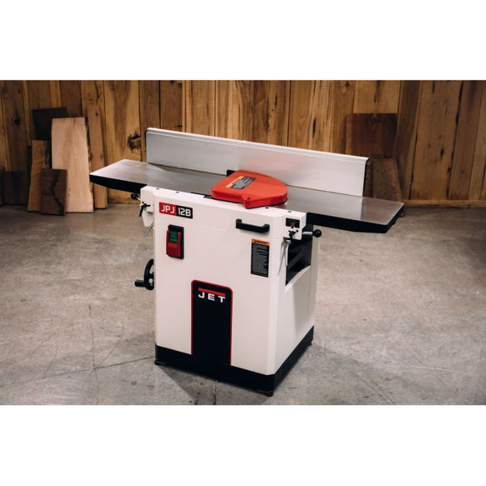 JET JPJ-12B, 12-Inch Planer/Jointer, HSS Knife Cutterhead, 3 HP, 1Ph 230V-JT9-715100