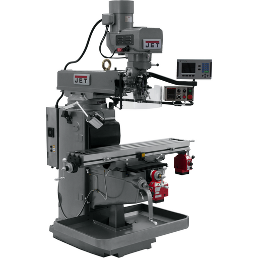 JET JTM-1050EVS2/230 Mill With Acu-Rite 203 DRO With X and Y-Axis Powerfeeds-690621 - AlpineTech Company