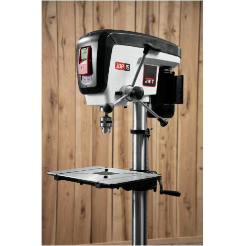 JET JDP-15F, 15-Inch Floor Drill Press, 3/4 HP, 1Ph 115V-716250 - AlpineTech Company