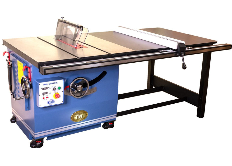 Oliver Machinery 16” 3 Phase 10 HP Professional Heavy-Duty Table Saw with 52” Rails - 4065.003