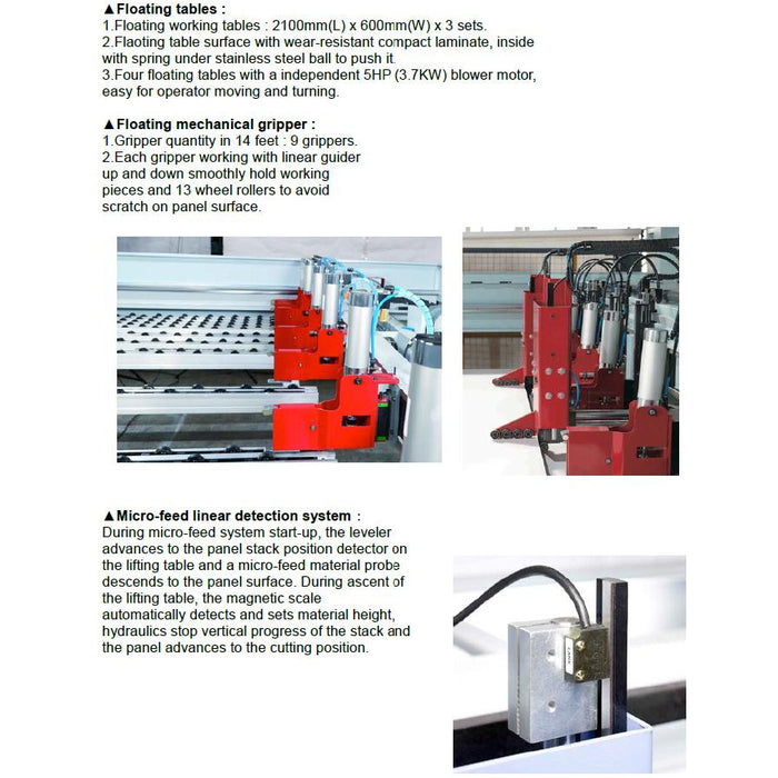 Castaly 10' Rear Load CNC Panel Saw  - TS-P330R