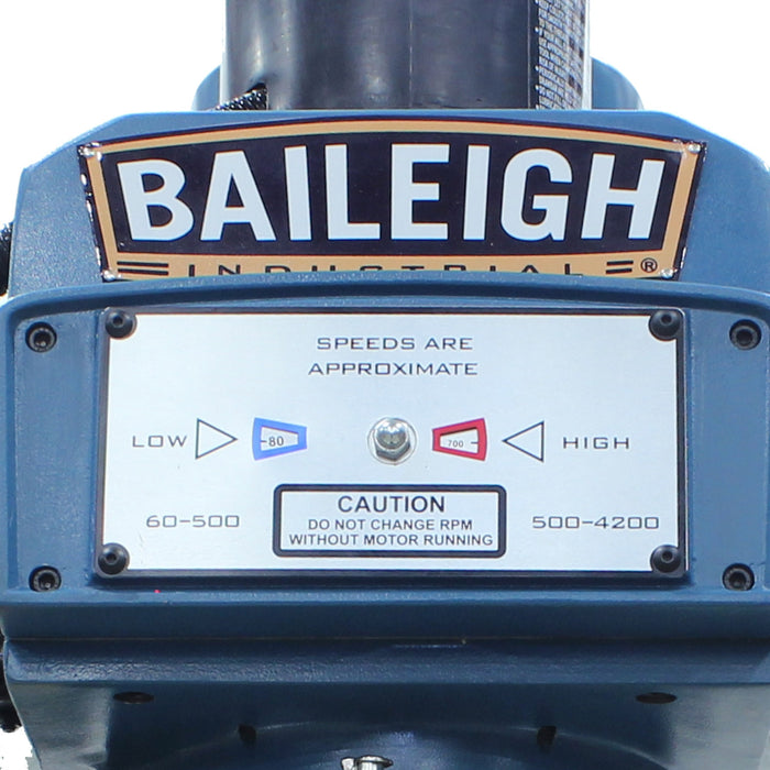 Baileigh VARIABLE SPEED VERTICAL MILL -VM-1054E-VS-BA9-1020696