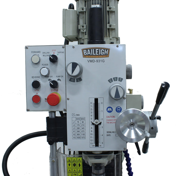 Baileigh VMD-931G - VERTICAL MILL DRILL-BA9-1020693